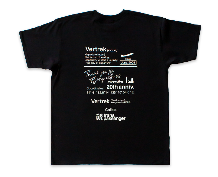 NOTAM 20th Tシャツ(BK)