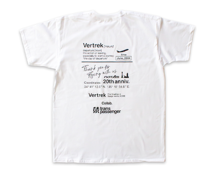 NOTAM 20th Tシャツ(WH)